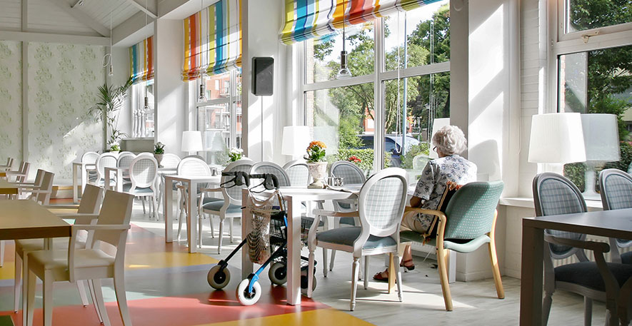lonely resident in a care home